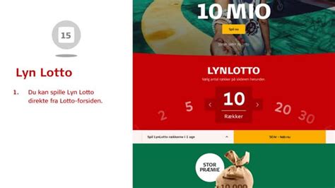 lynlotto|lotto tallene i dag lørdag.